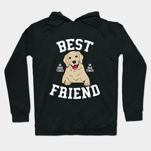 Best Friend Gift For Dog Lover Hoodie by AlphaDistributors